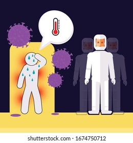 Safety Clothes From All Viruses, never get close to someone who is infected with a virus without safety clothing