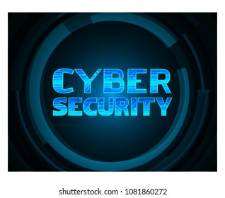Safety concept, Closed Padlock on digital background, cyber monday security, Blue abstract hi speed internet technology background illustration. key vector