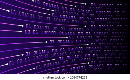 Safety concept, Closed Padlock on digital background, cyber security, Blue abstract hi speed internet technology background illustration. key vector