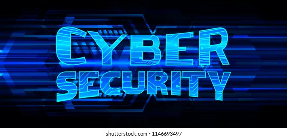 Safety concept, Closed Padlock on digital background, cyber monday security, Blue abstract hi speed internet technology background illustration. key vector