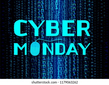 Safety concept, Closed Padlock on digital background, cyber monday security, Blue abstract hi speed internet technology background illustration. key vector