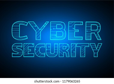 Safety concept, Closed Padlock on digital background, cyber monday security, Blue abstract hi speed internet technology background illustration. key vector