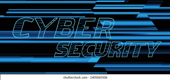 Safety concept, Closed Padlock on digital background, cyber monday security, Blue abstract hi speed internet technology background illustration. key vector