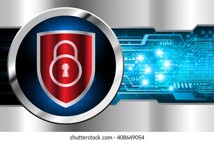 Safety concept, Closed Padlock on digital background, cyber security, Blue abstract hi speed internet technology background illustration. - Powered by Shutterstock - Get 15% off with code: PIKWIZARD15