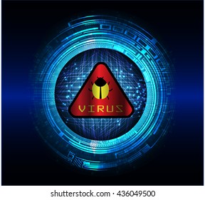 Safety concept: Closed Padlock on digital background, blue abstract light hi speed internet technology. Cyber security concept. Cyber background. Cyber data digital Technology.