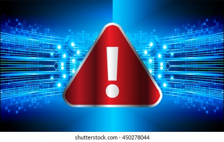 Safety concept, Closed Padlock on digital background, cyber security, Blue abstract hi speed internet technology background illustration. key