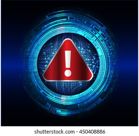 Safety concept, Closed Padlock on digital background, cyber security, Blue abstract hi speed internet technology background illustration. key