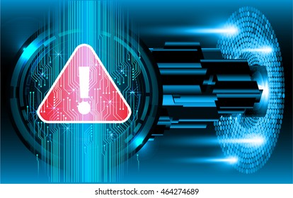 Safety concept, Closed Padlock on digital background, cyber security, Blue abstract hi speed internet technology background illustration. key