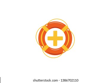 Safety concept with cross and safety nautical element