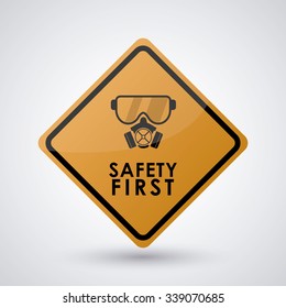 Safety concept/equipment icons design, vector illustration 10 eps graphic.