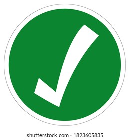 Símbolo de condición de seguridad, Ilustración vectorial, Aislar en etiqueta de fondo blanca. EPS10