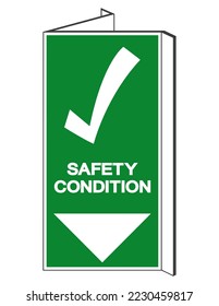 Safety Condition Symbol, Vector Illustration, Isolate On White Background Label. EPS10