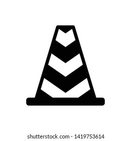 Safety Cone Icon Vector Design Template