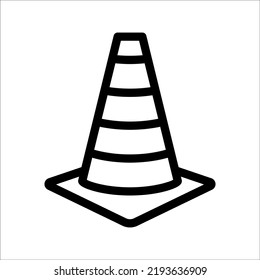 Safety Cone Icon Vector Design Template