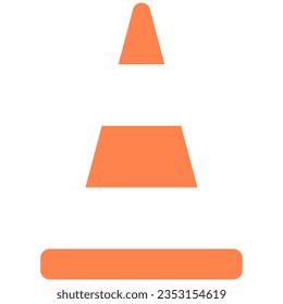 Safety Cone vector illustration. Vector illustration with construction theme. Labor.