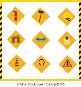 Safety Construction Equipment Illustrations Stock Vector (Royalty Free ...