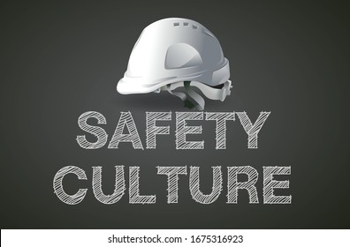 Safety Culture, Safety Equipment, Construction Concept, Vector Design