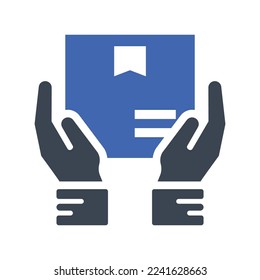 Safety delivery icon, Vector Graphics