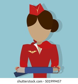 The Safety Demonstration. Vector Illustration