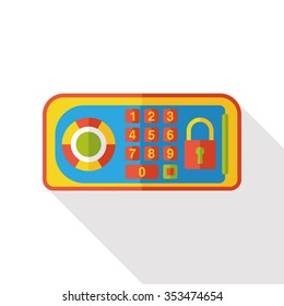 Safety Deposit Box flat icon