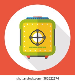 Safety Deposit Box flat icon