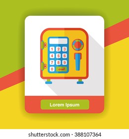 Safety Deposit Box flat icon