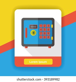Safety Deposit Box flat icon