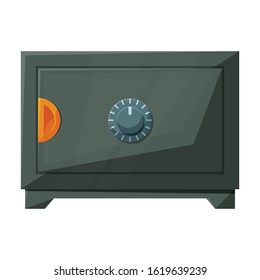 Safety door vector icon.Cartoon vector icon isolated on white background safety door .