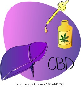 Safety and effects of CBD Cannabinoids for liver pain relief and other treatments