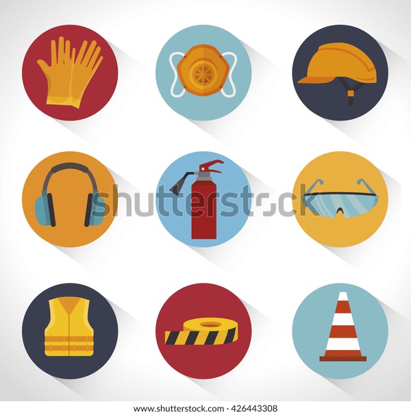 Safety Equipment Design Stock Vector (Royalty Free) 426443308