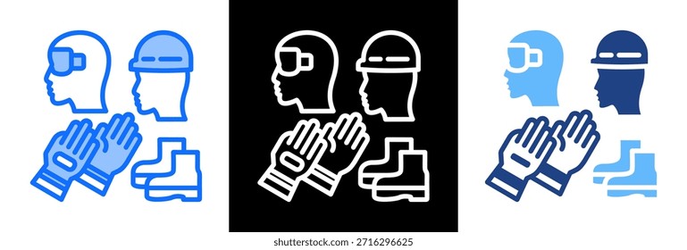 Safety Equipment Icon triplestyle Vector Illustration