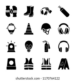 
Safety Equipment Icons
