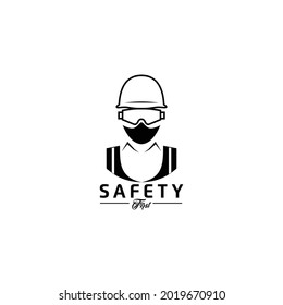 Safety equipment logo design at work