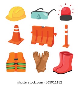 Safety equipment vector design