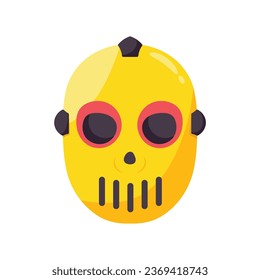 Safety face helmet vector colorful stickers Icon Design illustration. EPS 10 File