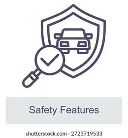 Elemento De Características De Seguridad Para Diseño Gráfico