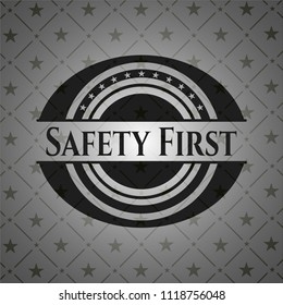 Safety First dark badge