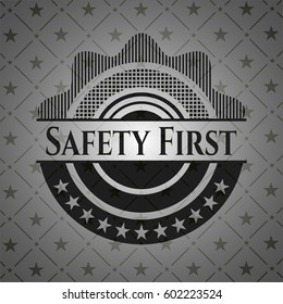 Safety First dark emblem
