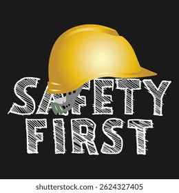 Safety first, helm and sketch