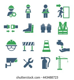 Safety First Icon Set