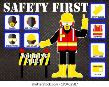 SAFETY FIRST ILLUSTRATION