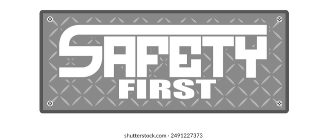 Safety First for Industial Banner in the Workshop