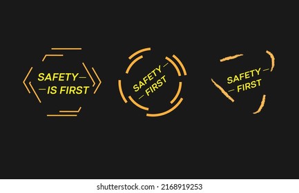 Safety First Logo Design . 