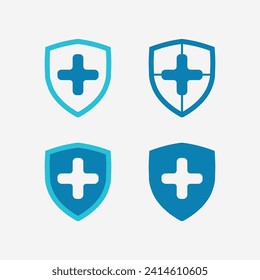 diseño vectorial de icono de primer logotipo de seguridad y símbolo gráfico de ilustración