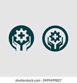safety first logo icon vector design and illustration graphic sign