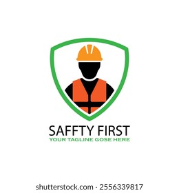 Safety First Logo Template Design 