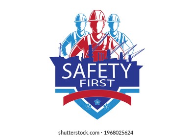 Safety First Logo Template For Ship Crew