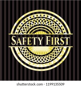 Safety First shiny badge