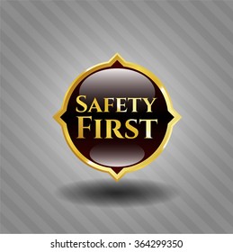 Safety First shiny badge
