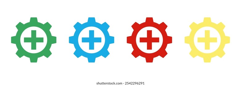 Diseño del logotipo de la primera señal de seguridad para el lugar de trabajo de seguridad.